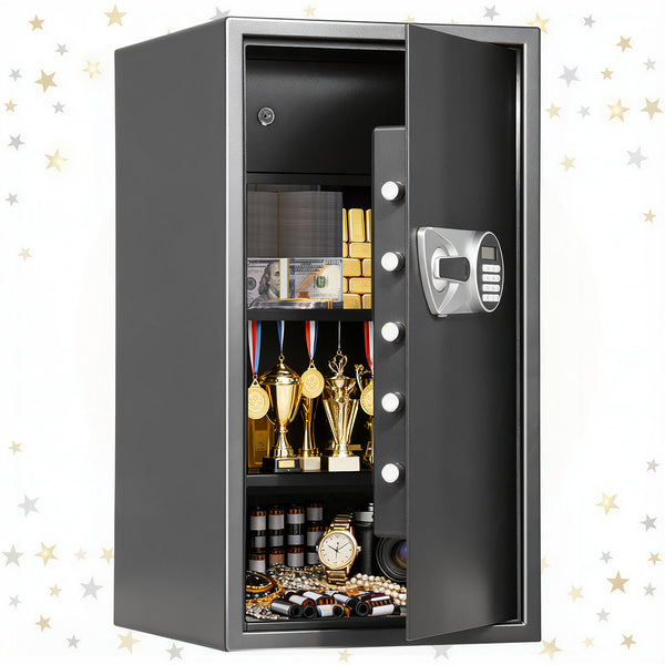 SF0611 Home Safe, 3.9 Cu Ft Large Capacity with Lockbox