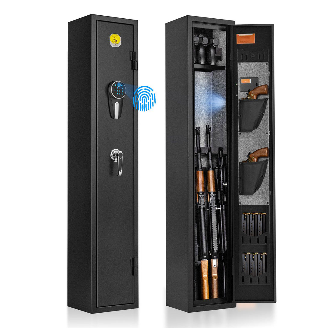 Safety Click Rifle Pro-SF0103 Rifle Safe, 3 Long Gun Fingerprints- Blacksmith