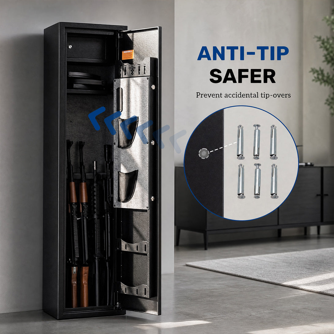 SF0106 Rifle Safe, 6 Long Gun Fingerprints - BlackSmith – Blacksmith