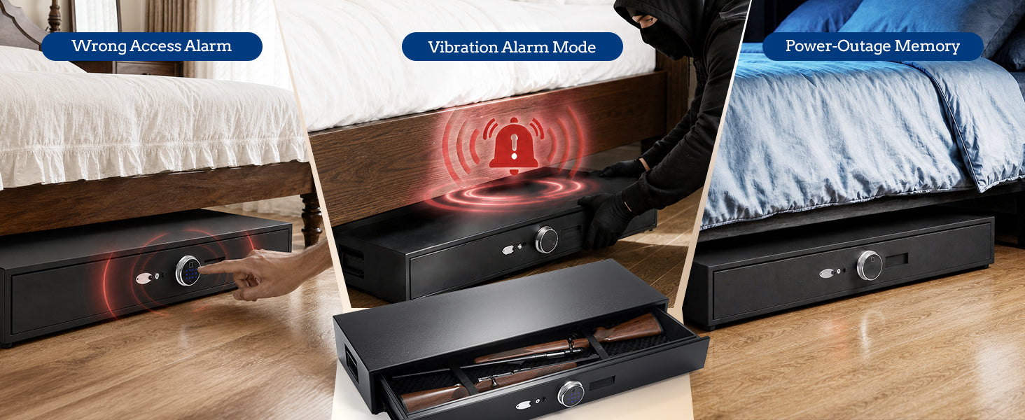cxg01-rifle-safe-under-bed-drawer-cabinet-3-in-1-protection