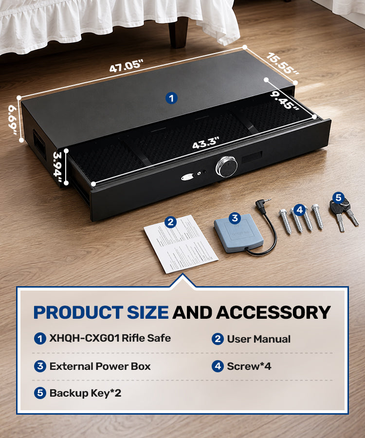 cxg01-rifle-safe-under-bed-drawer-cabinet-product-size