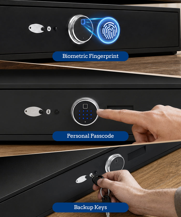 cxg01-rifle-safe-under-bed-drawer-cabinet-unlock-ways