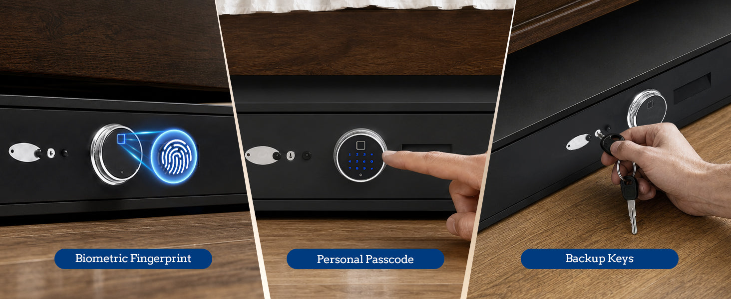 cxg01-rifle-safe-under-bed-drawer-cabinet-unlock-ways