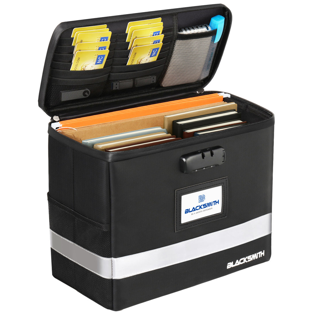 file-box-with-lock-fireproof-1-layer-collapsible-handle-bag-front-view