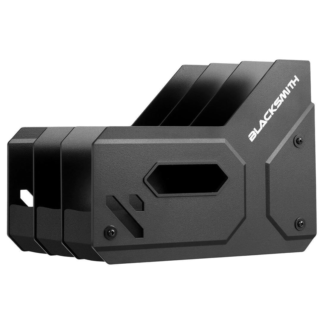 gm-series-pistol-rack-large-soft-foam-handgun-organizer-3-gun-front-view