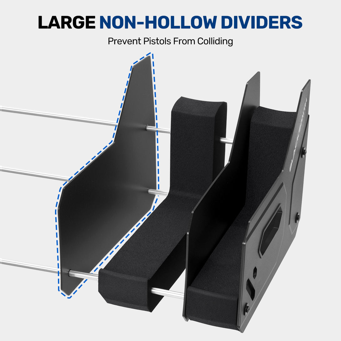 gm-series-pistol-rack-large-soft-foam-handgun-organizer-large-non-hollow-dividers