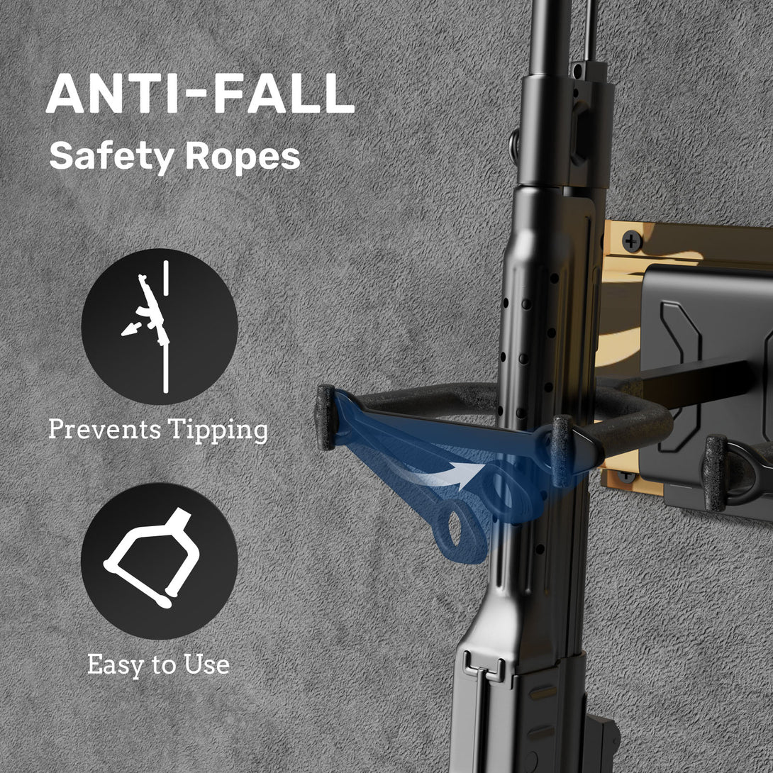 gr1201-rifle-racks-12-long-guns-wall-mounted-adjustable-anti-fall-safety-ropes