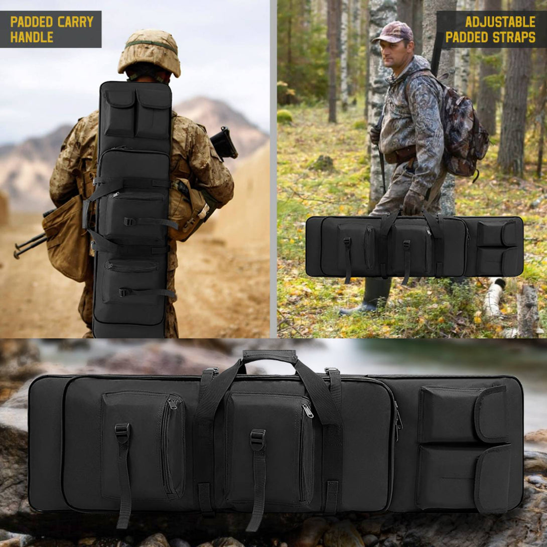 pb251-rifle-bag-water-resistant-expandable-storage-black-usage-scenarios