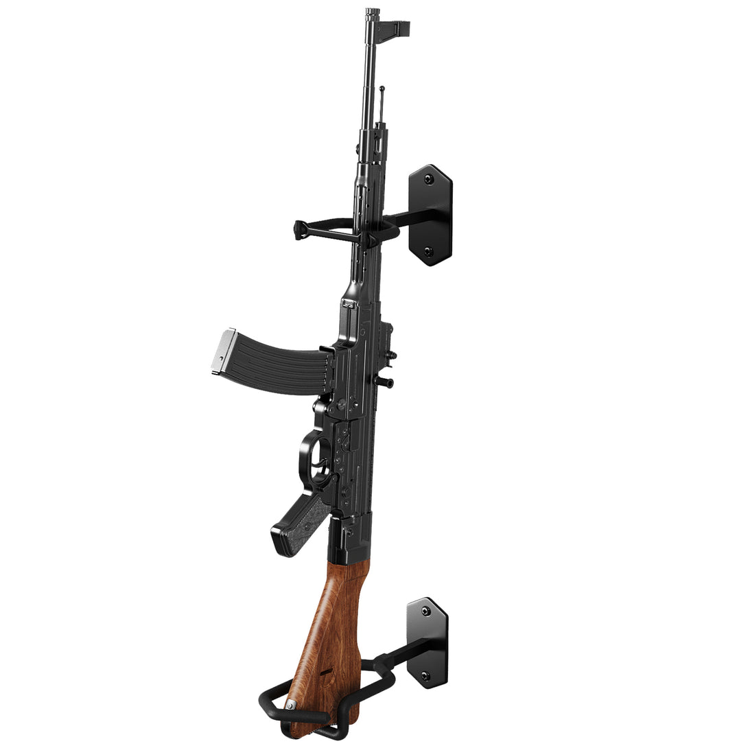 rifle-racks-wall-mounted-long-gun-220-lbs-load-adjustable-1-gun-front-view