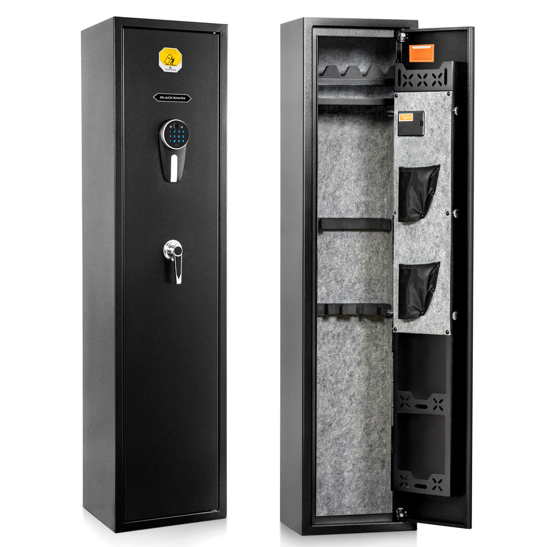 Singular Rifle Safe SE0104 Rifle Safe, 5 Long with Digital Panel - Blacksmith