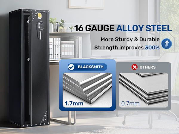 se0104-rifle-safe-compact-5-gun-storage-cabinet-with-digital-panel-16-gauge-alloy-steel