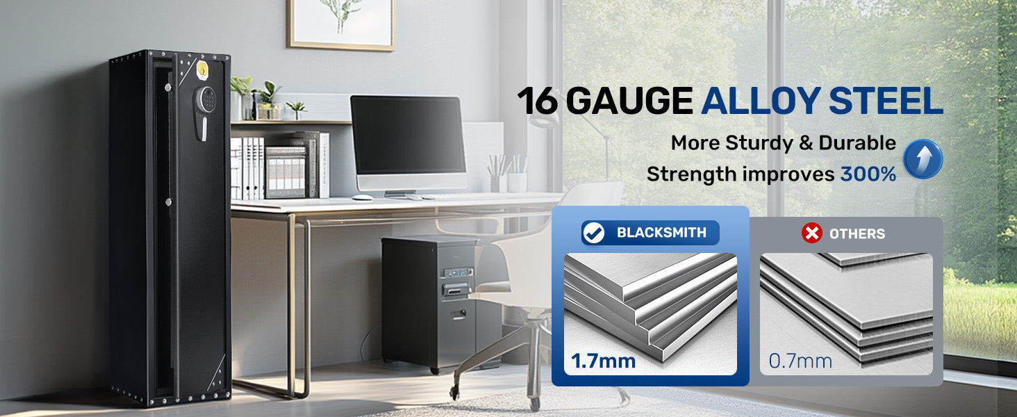 se0104-rifle-safe-compact-5-gun-storage-cabinet-with-digital-panel-16-gauge-alloy-steel