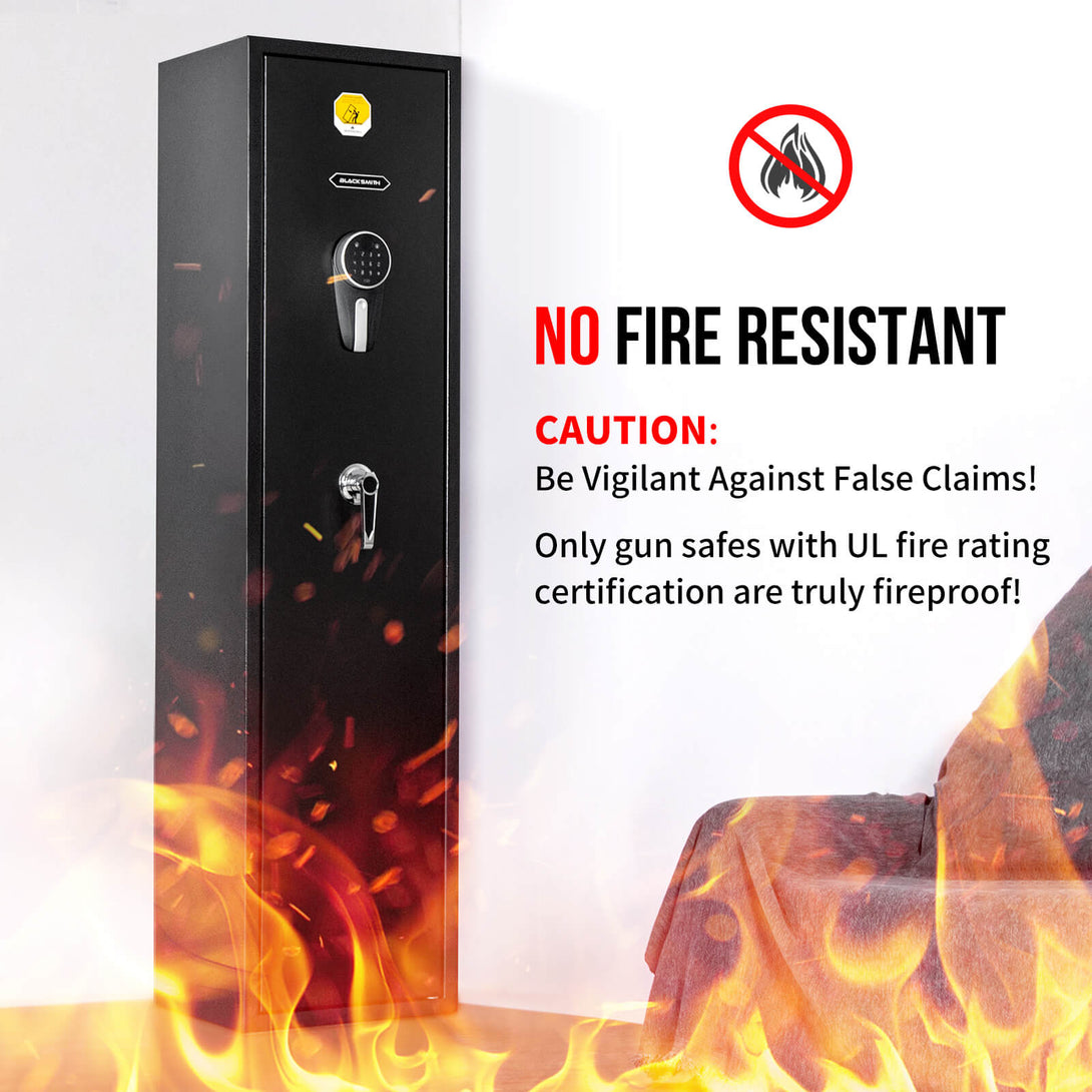 Safety Click Rifle SE0104 Rifle Safe, 5 Long with Digital Panel - Blacksmith