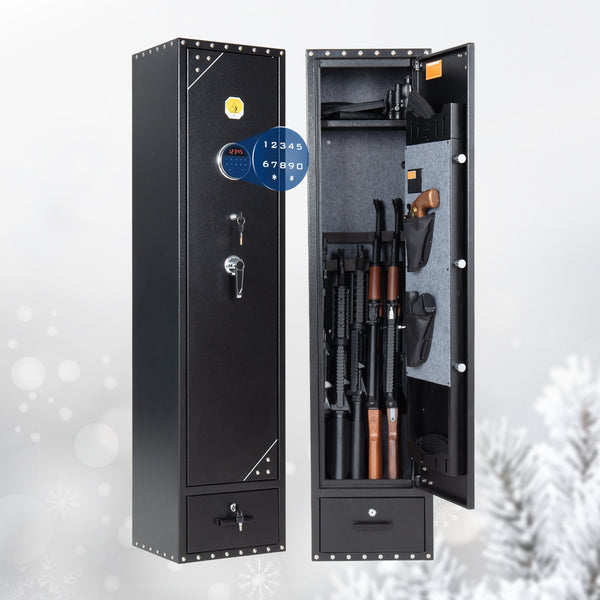 se0105-rifle-safe-6-long-gun-cabinet-keypad-separate-drawer-christmas-sales