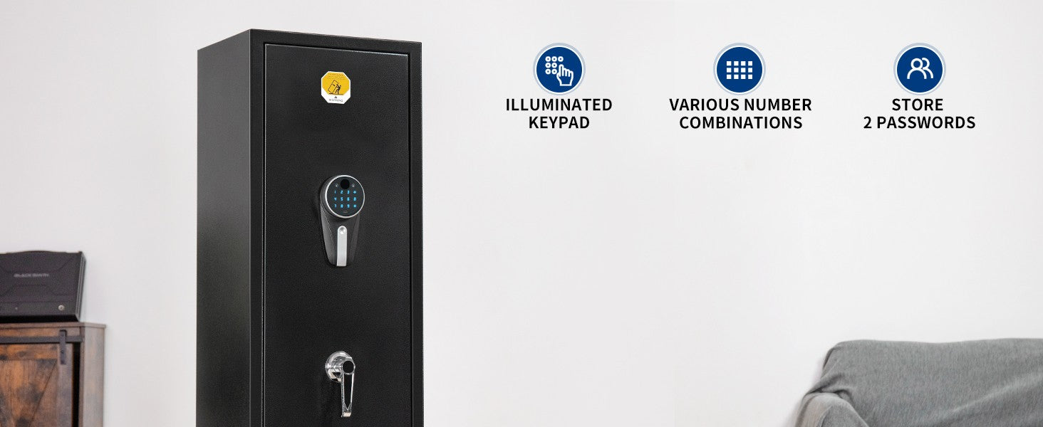 se0106-rifle-safe-6-long-gun-cabinet-10-digit-illuminated-keyboard
