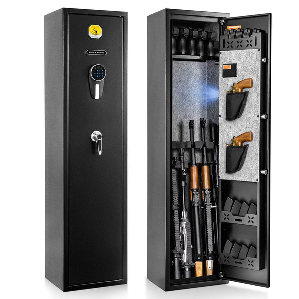 SE0106 Rifle Safe, 6 Long Gun Cabinet with Digital Panel