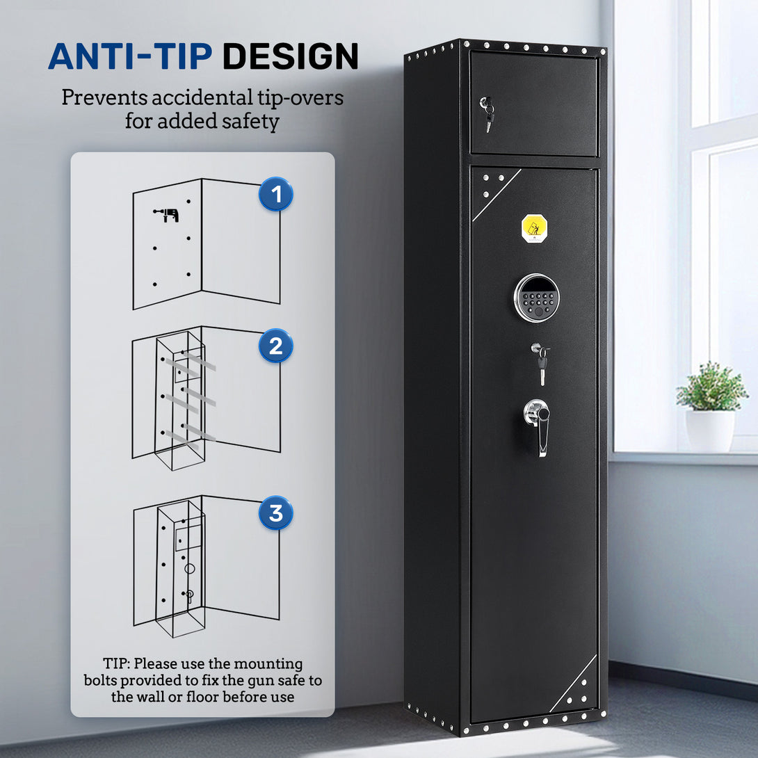 rifle-safe-6-long-gun-cabinet-keypad-separate-lockbox-anti-tip-design