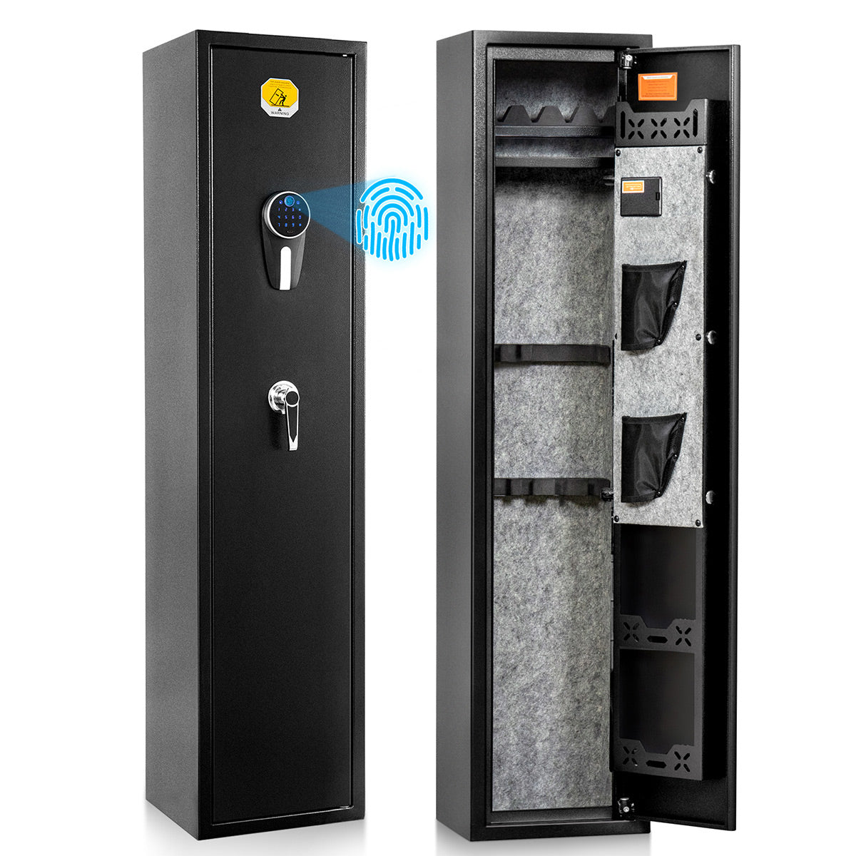 SF0104 Rifle Safe, 5 Long Gun Fingerprints Blacksmith