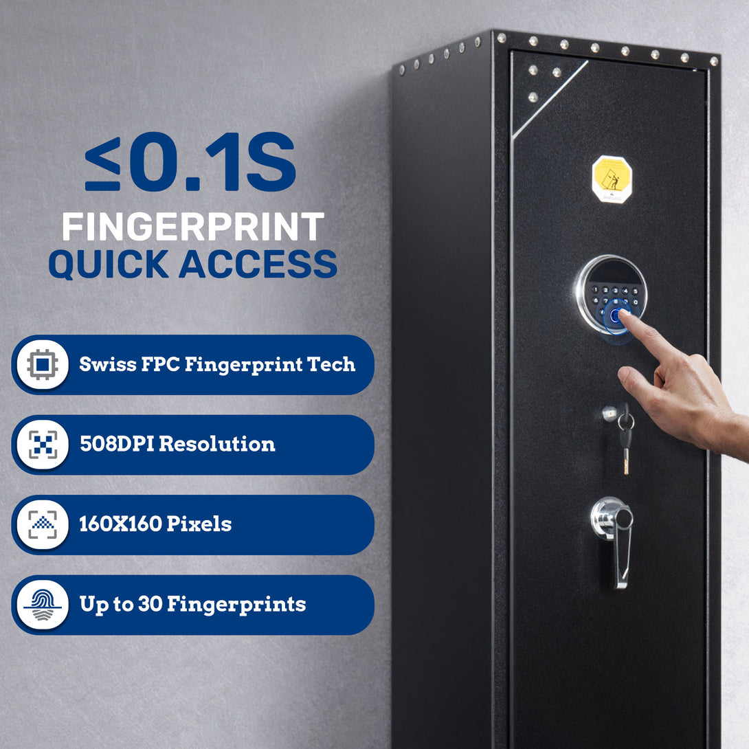 rifle-safe-6-long-gun-cabinet-fingerprints-separate-drawer-fingerprint-quick-access