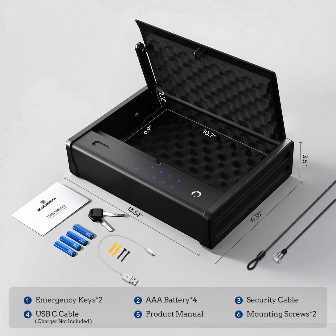 sf0201-pistols-gun-safe-bedside-gun-box-with-fingerprints-blacksmith-lockbox-size-package-included