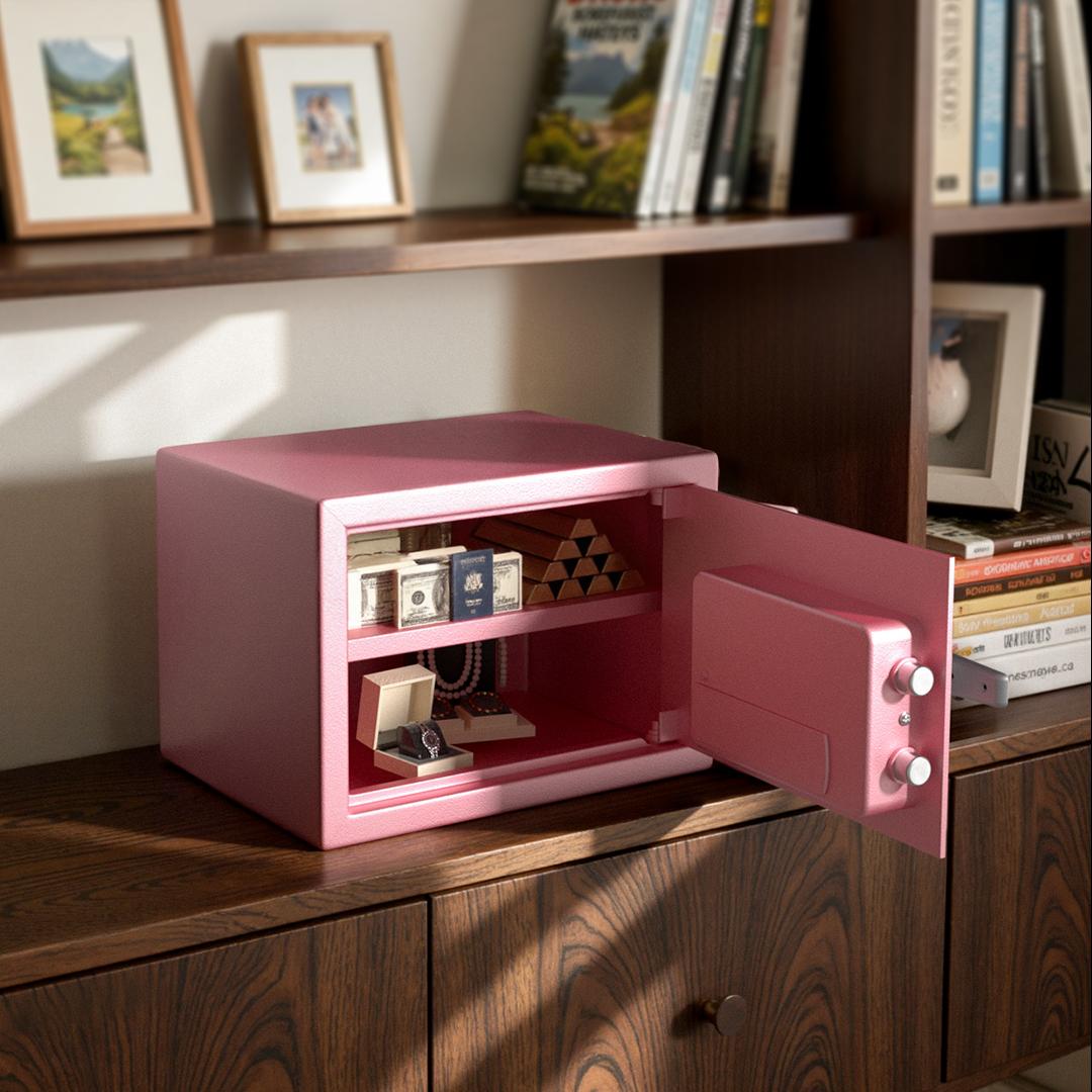 sf0602-safe-box-1-0-cubic-feet-fingerprint-pink-office-use