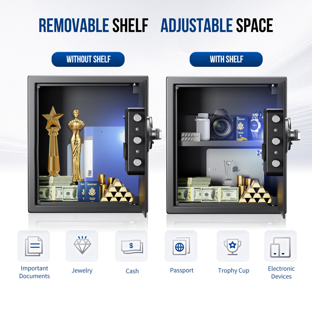 sf0603-safe-box-1.2cubic-feet-fingerprint-removable-shelf-adjustable-space